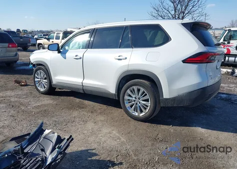 2024 Toyota Grand Highlander Platinum from USA, damaged, VIN 5TDAAAB57RS062022